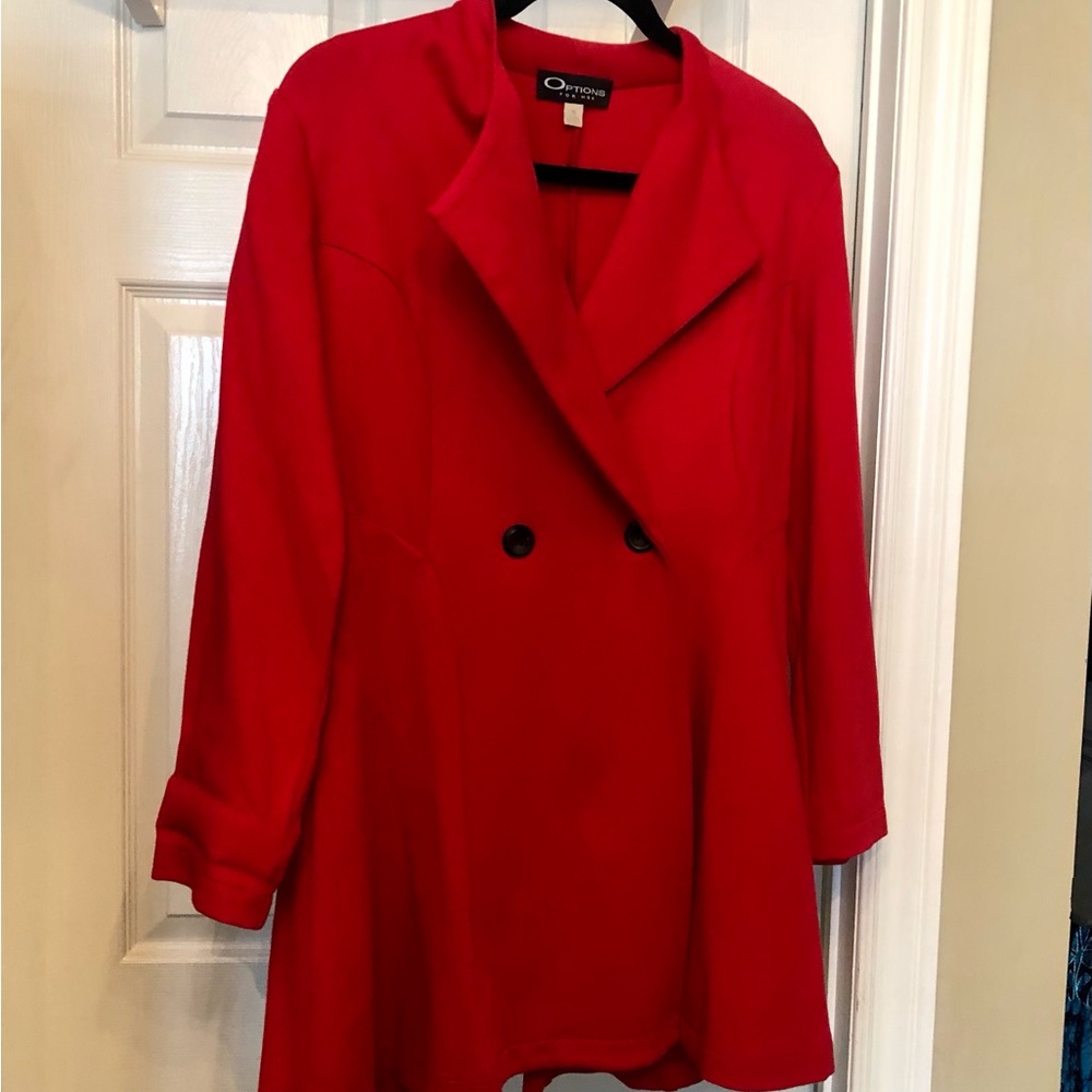 Options for Her Red Blazer Size Small